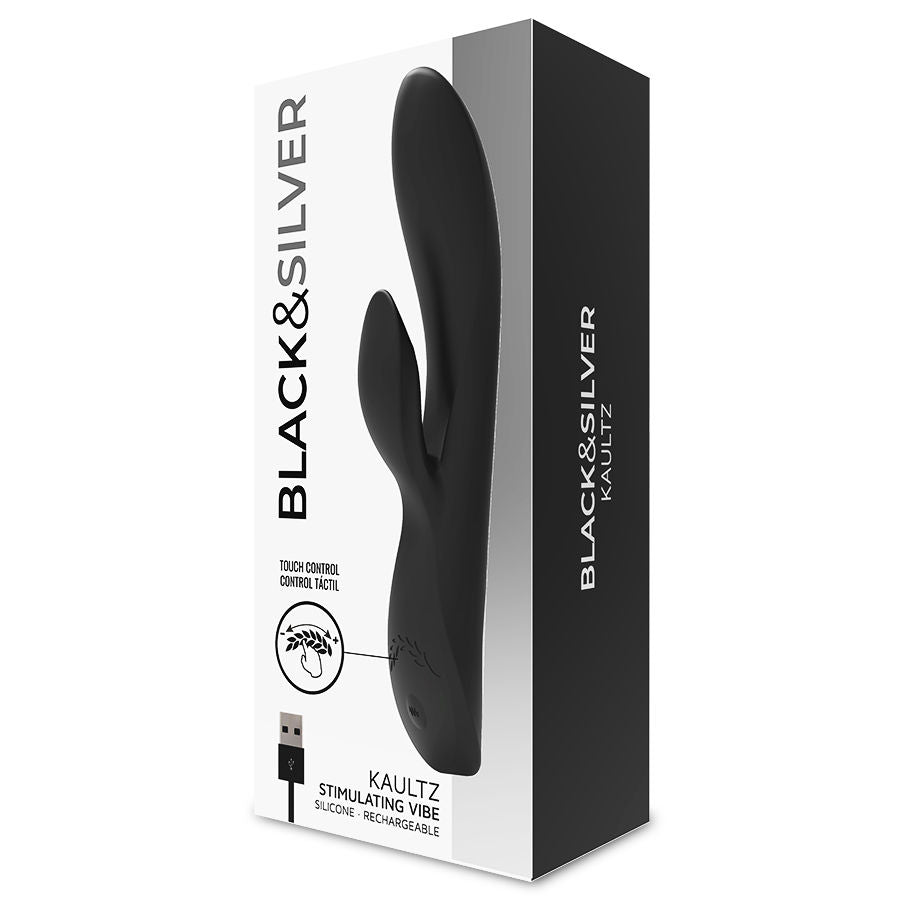 Black&Silver Kaultz Touch Control Vibrator