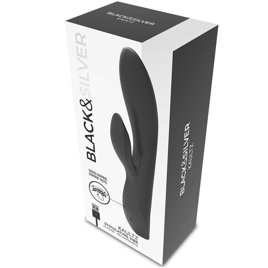 Black&Silver Kaultz Touch Control Vibrator