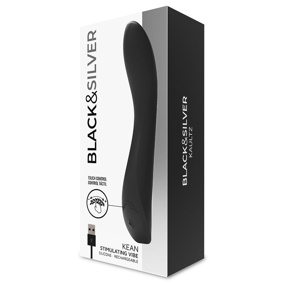 Black&Silver Kean Vibrator Touch-steuerung