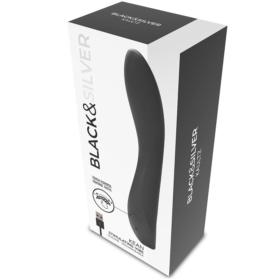 Black&Silver Kean Vibrator Touch-steuerung