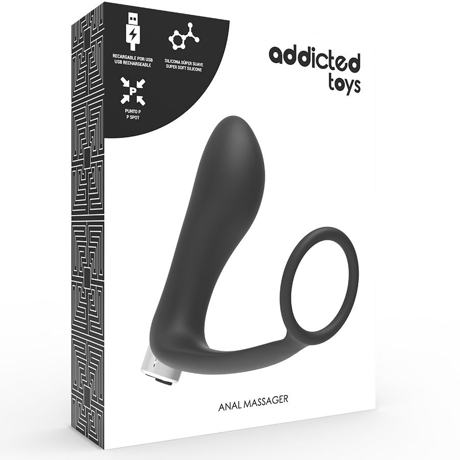 Addicted Toys Prostatischer Vibrator Wiederaufladbar. Modell 1 -...