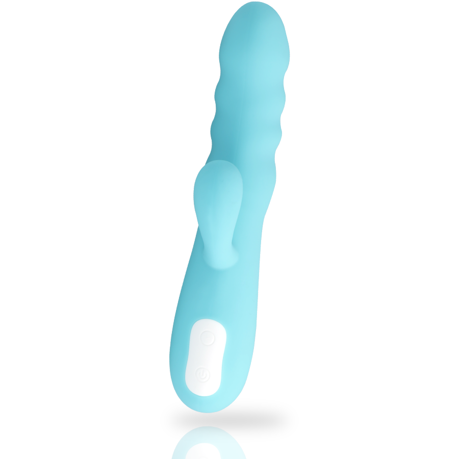 Mia Eiffel Turquoise Blau Drehvibrator