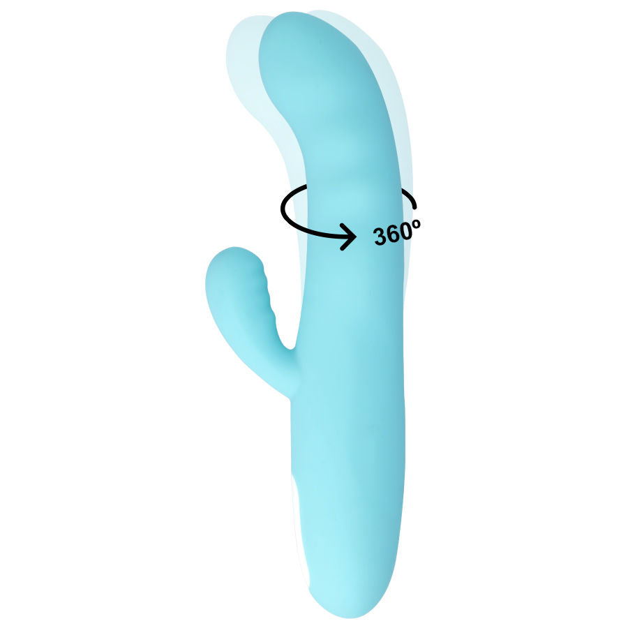 Mia Eiffel Turquoise Blau Drehvibrator