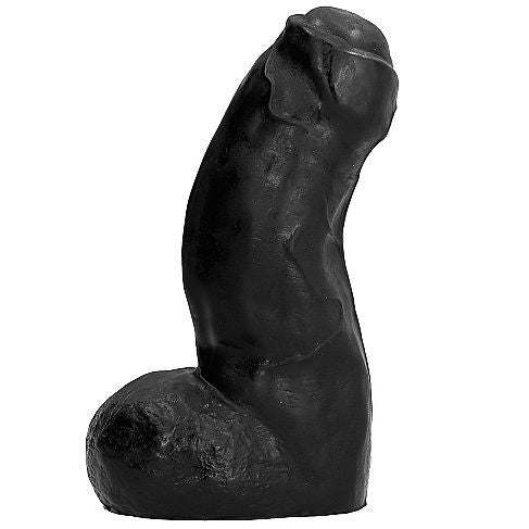 All Black Realistischer Dong Schwarz 17 CM