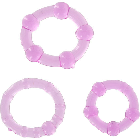 Seven Creations Set Aus Drei Lila Penisringen