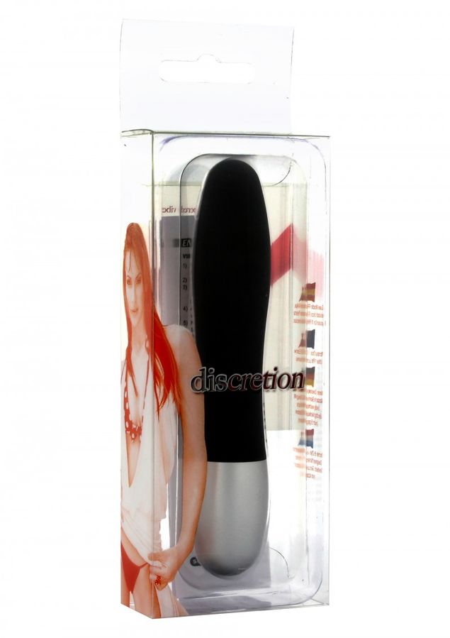 Seven Creations Discretion Schwarzer Vibrator