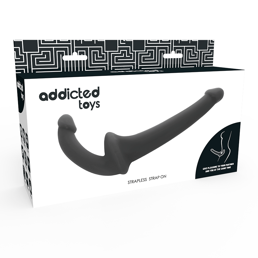 Addicted Toys Dildo Mit Strapless Ohne Subjection Schwarz