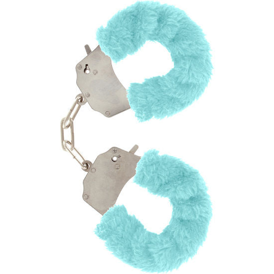 ToyJoy Furry Fun Cuffs Bondage Blau