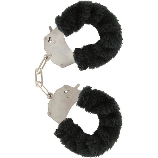 ToyJoy Furry Fun Cuffs Bondage Schwarz