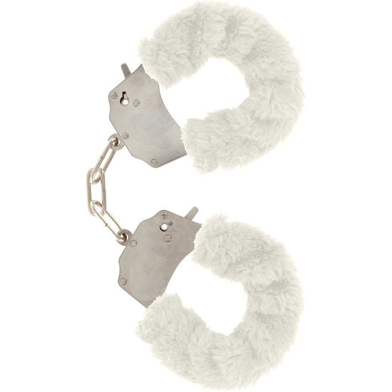 ToyJoy Furry Fun Cuffs Bondage Weiss