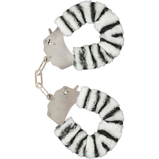 ToyJoy Furry Fun Manschetten Bondage Zebra