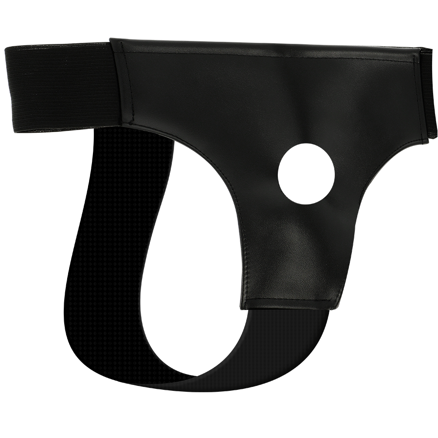 Darkness Strap-on Geschirr mit Öffnung – Einheitsgröße