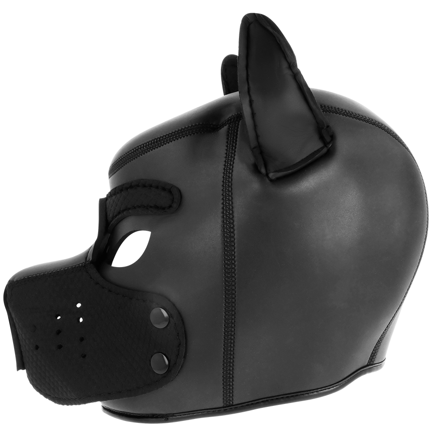 Darkness Bondage Neopren-hundemaske Mit Abnehmbarer Maule L