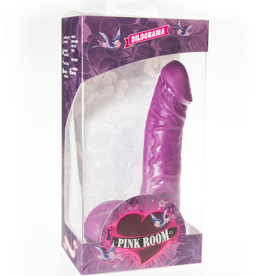 Pink Room Eban Realistischer Dildo Lila 19 CM