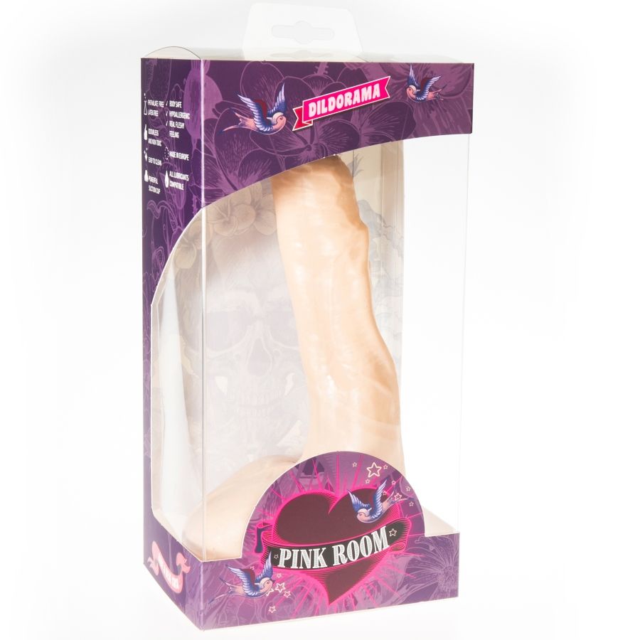 Pink Room Nilo Realistischer Dildo – hautfarben, 23 cm