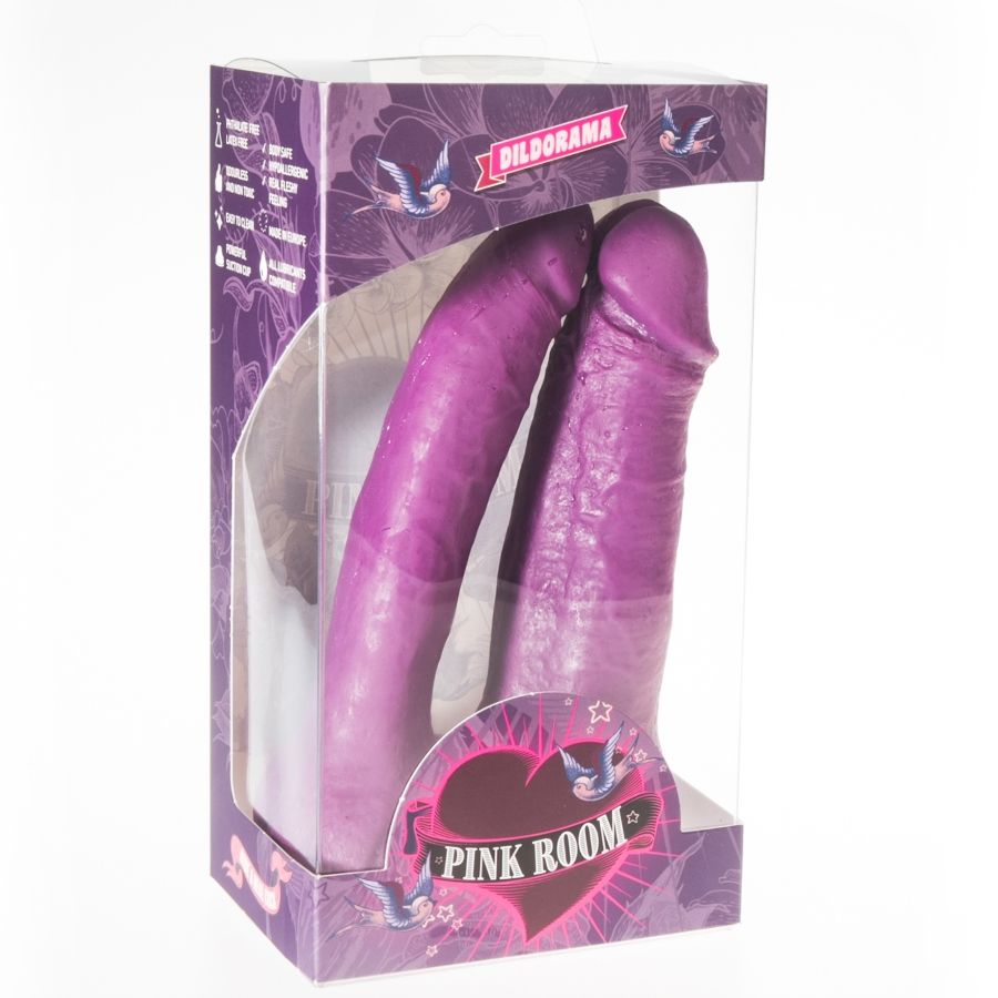Pink Room Arthus Realistischer Doppeldildo – lila