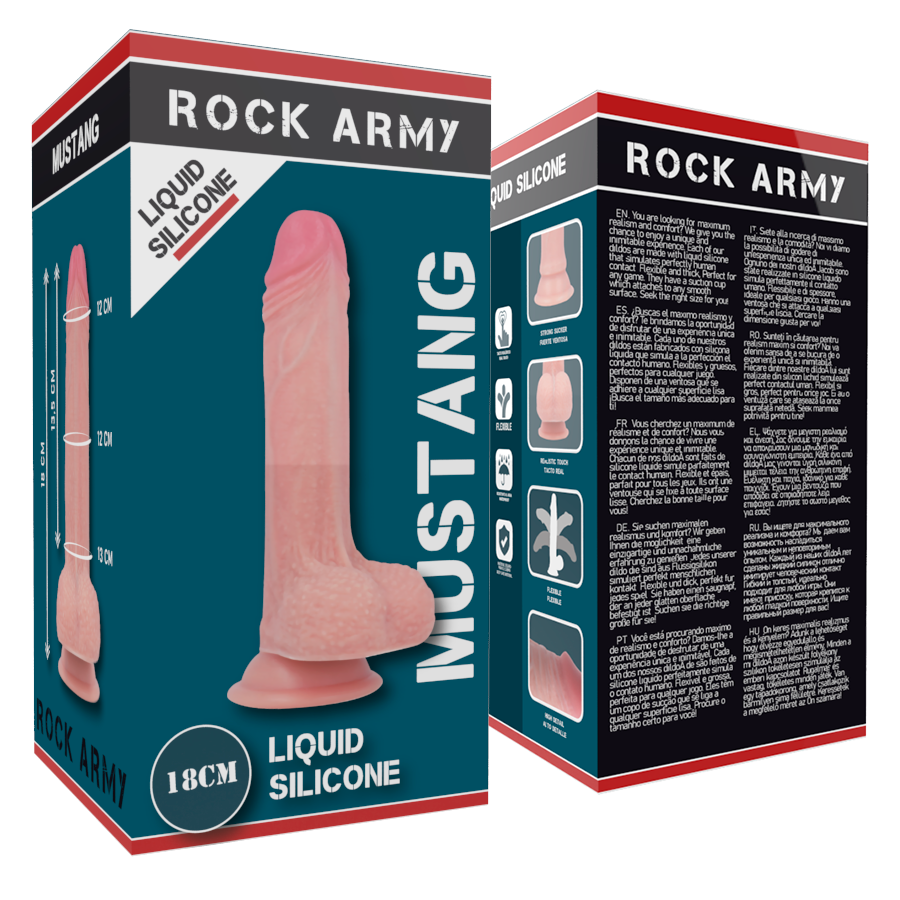 Rock Army Rockarmy - Liquid Silicone Premium Mustang Realistic 18...