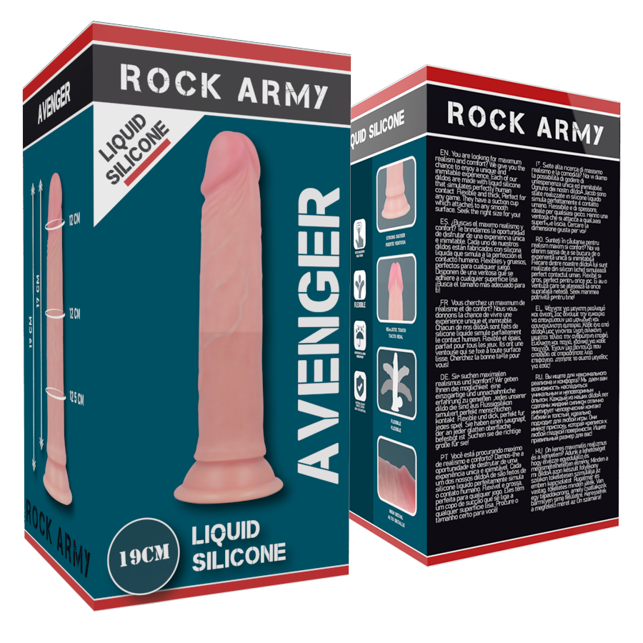 Rock Army Rockarmy - Liquid Silicone Premium Avenger Realistic 19...