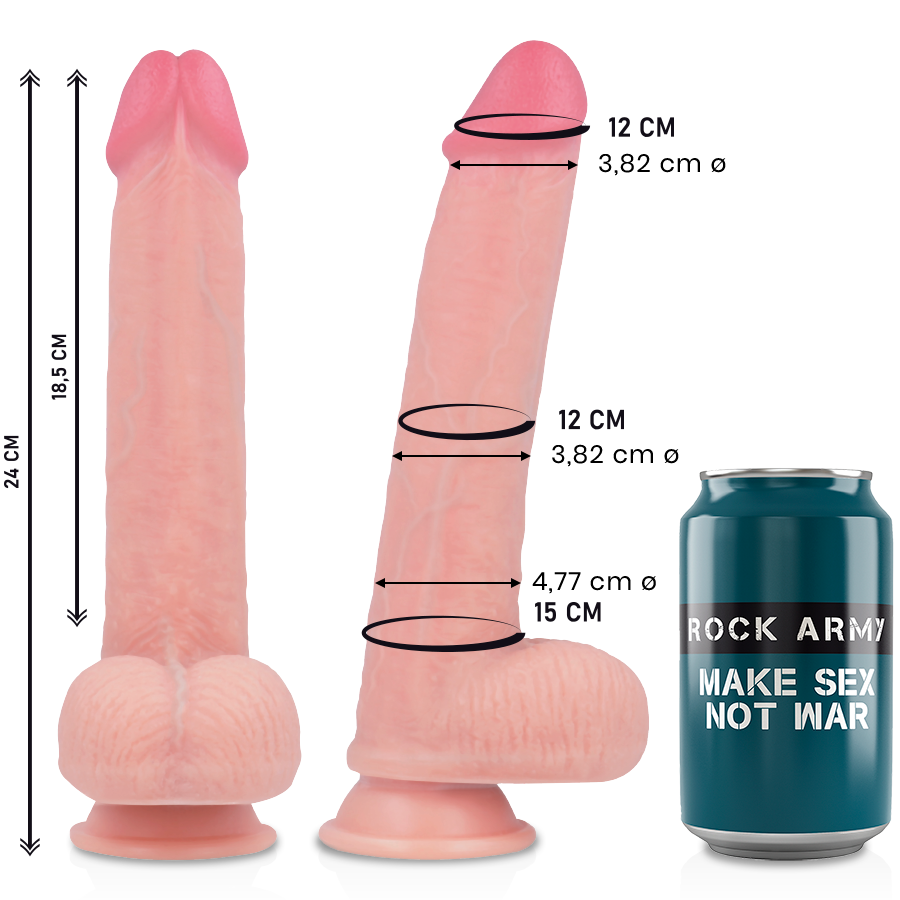 Rock Army Rockarmy - Liquid Silicone Premium Kingcobra Realistic...