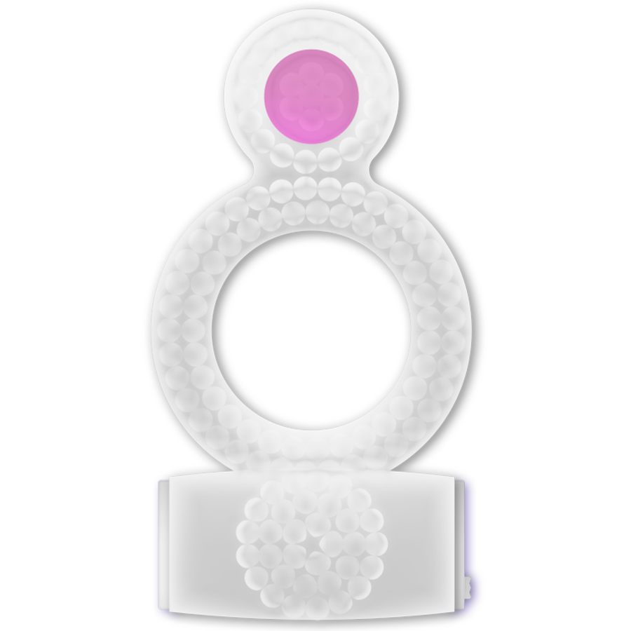 Casual Love Ring Doppelter Genuss Transparenter Ring