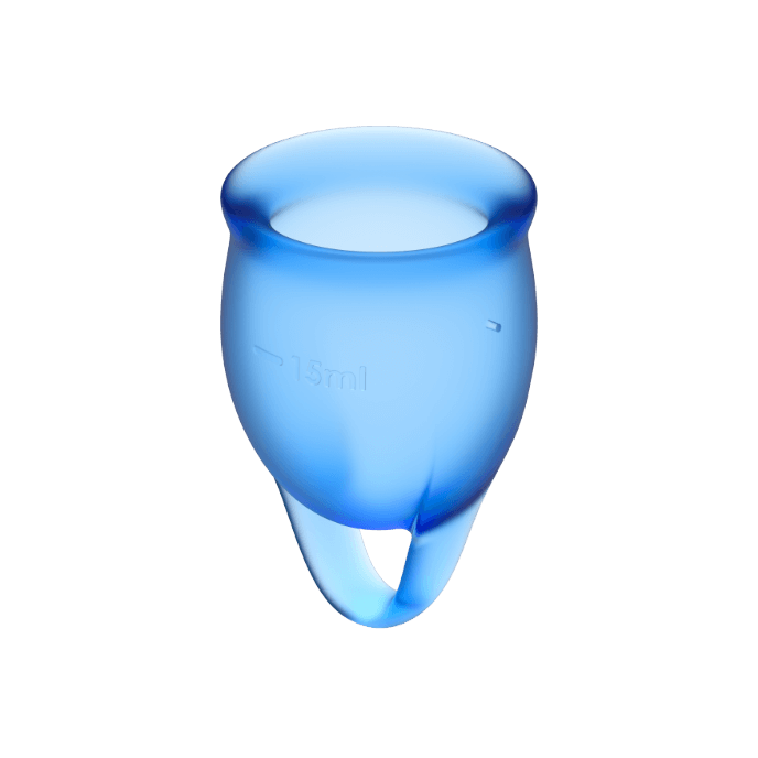 Satisfyer Menstrual Cups Feel Confident Menstrual Cup Dunkelblau...