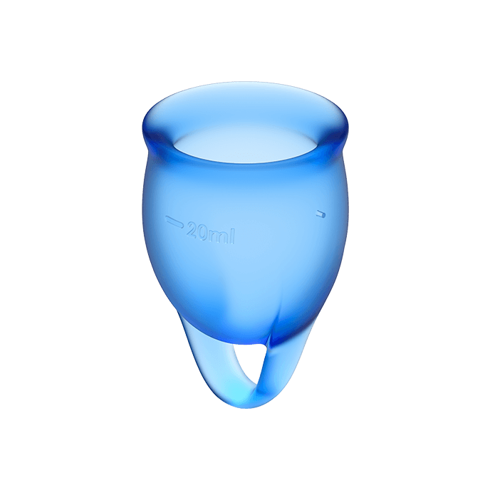 Satisfyer Menstrual Cups Feel Confident Menstrual Cup Dunkelblau...
