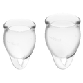 Satisfyer Menstrual Cups Feel Confident Menstrual Cup Clear 15 + 20 ml