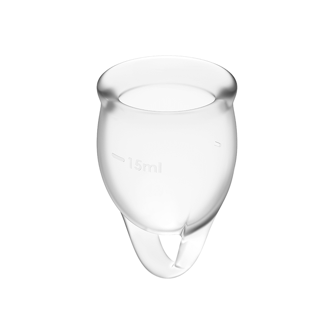 Satisfyer Menstrual Cups Feel Confident Menstrual Cup Clear 15 + 20 ml