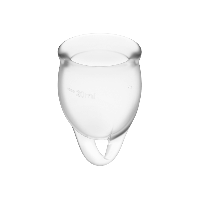 Satisfyer Menstrual Cups Feel Confident Menstrual Cup Clear 15 + 20 ml