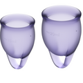 Satisfyer Menstrual Cups Feel Confident Menstrual Cup Lila 15 + 20 ml