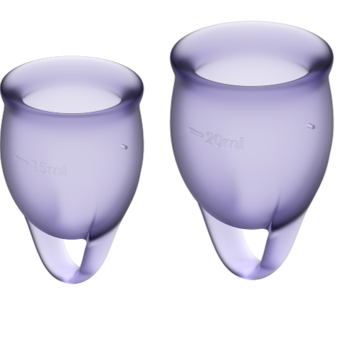 Satisfyer Menstrual Cups Feel Confident Menstrual Cup Lila 15 + 20 ml