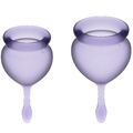 Satisfyer Menstrual Cups Feel Good Menstrual Cup Lila 15 + 20 ml