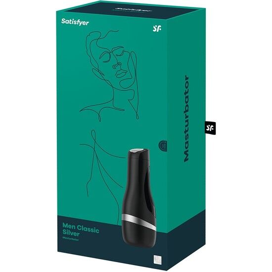 Satisfyer Men Classic Masturbator – silber