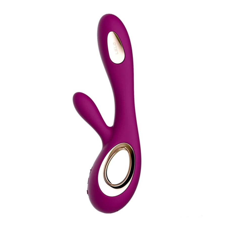 LELO Soraya Wave Vibrator Rabbit Deep roségold