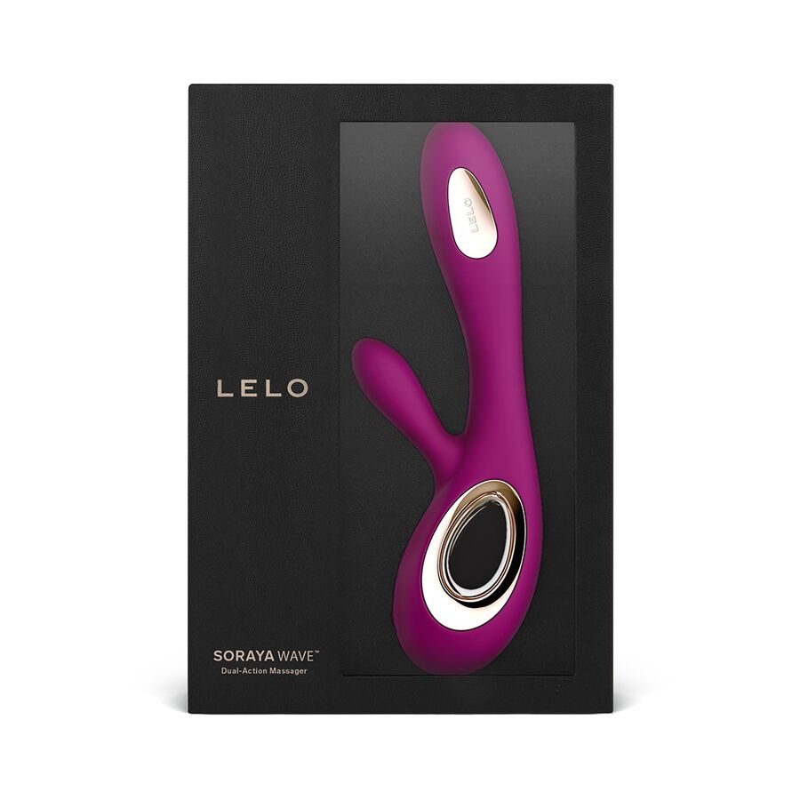 LELO Soraya Wave Vibrator Rabbit Deep roségold