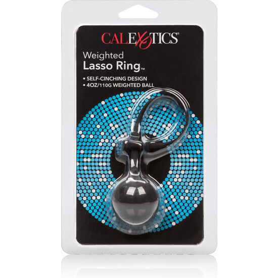CalExotics Gewichteter Lasso-Penisring – Silikon