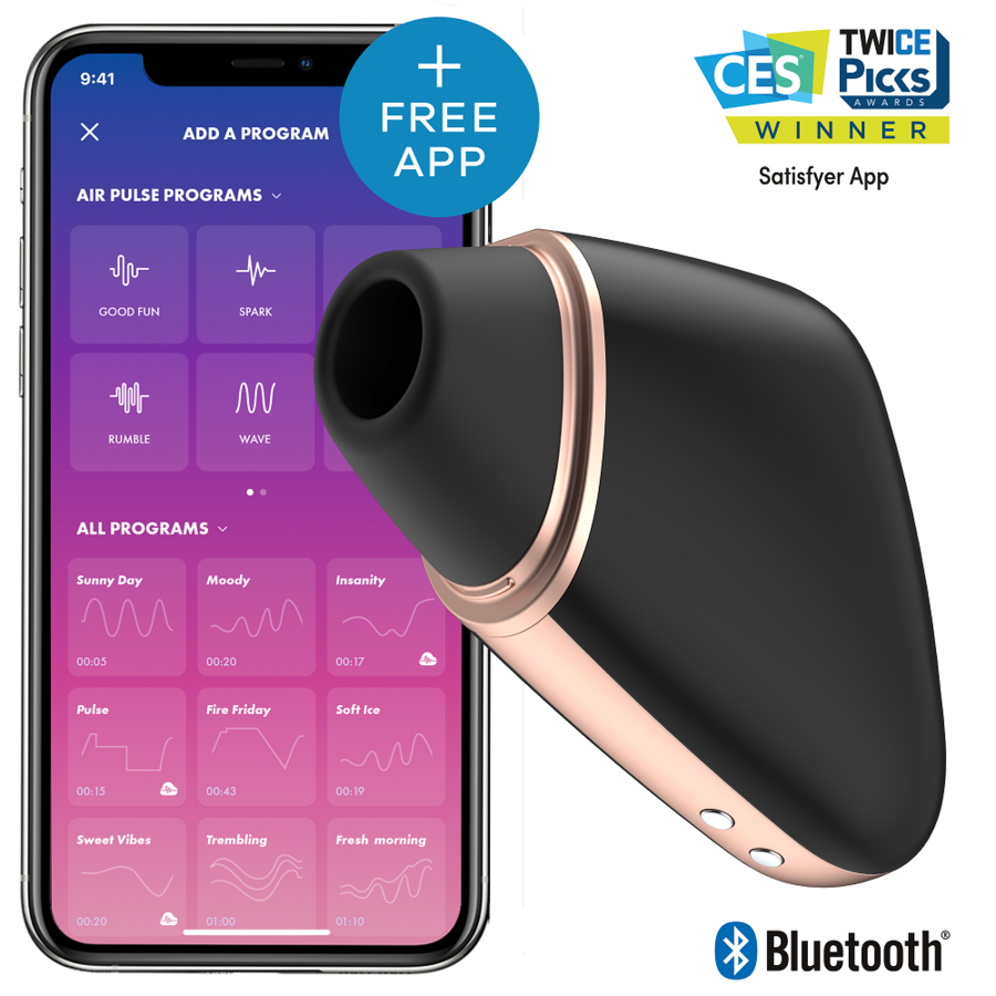 Satisfyer – Love Triangle Stimulator & Vibrator Schwarz