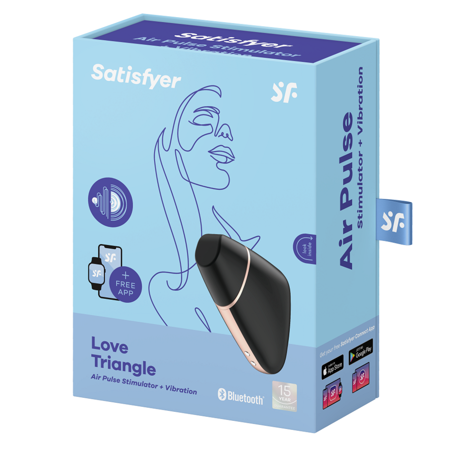 Satisfyer – Love Triangle Stimulator & Vibrator Schwarz