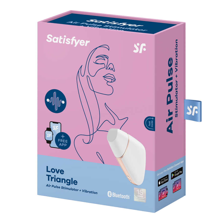 Satisfyer – Love Triangle Stimulator & Vibrator Weiss