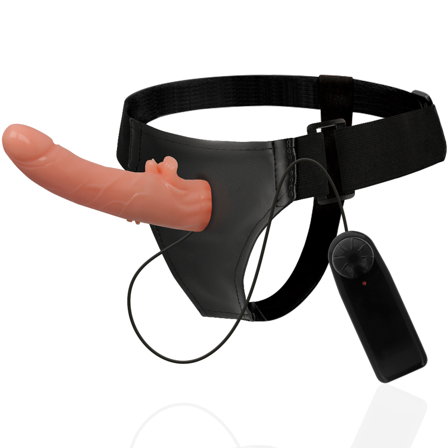 Harness Attraction Hector Strap-on Vibrator – 20 cm, rotierend