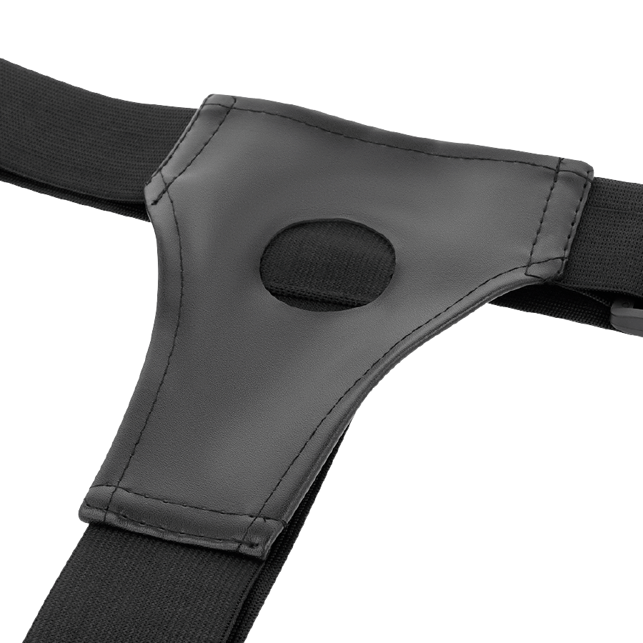 Harness Attraction Gregory Hollow Strap-on mit Vibrator – 16,5 cm
