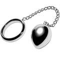 Metal Hard – Cockring 50mm + Kette mit Metallkugel