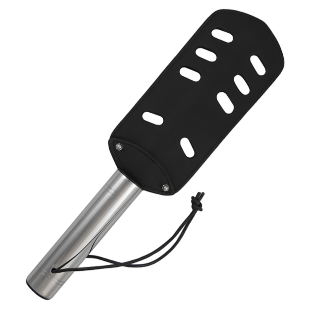 Metal Hard Leder-Metall Spanking-Paddel mit Löchern