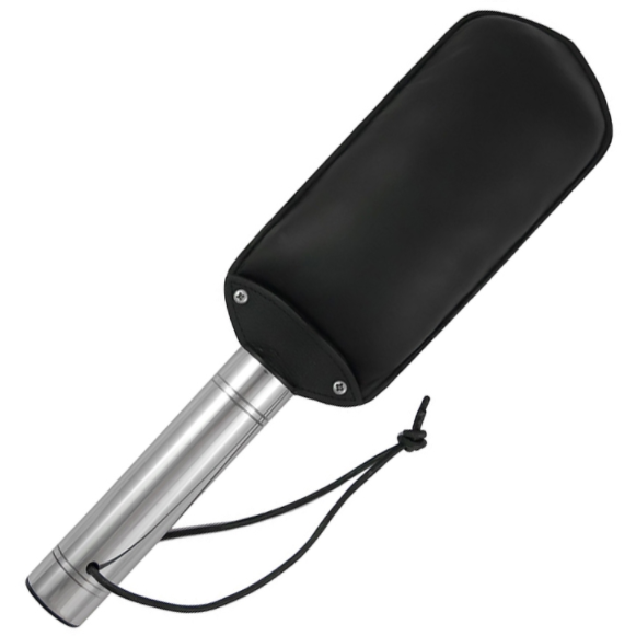 Metal Hard Leder-Metall Spanking-Paddel – glatt