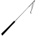 Metal Hard Echtleder-Metall-Reitgerte – 70 cm