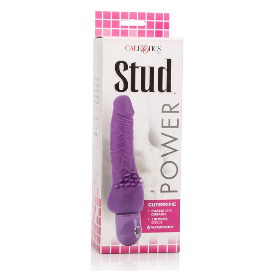 CalExotics Power Stud Cliterrific Vibrator – lila