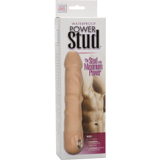 CalExotics Power Stud Rod Vibrator – hautfarben