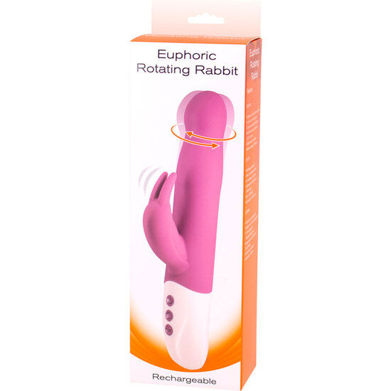 Seven Creations Euphoric Bunny Rabbit-Vibrator – lila, rotierend