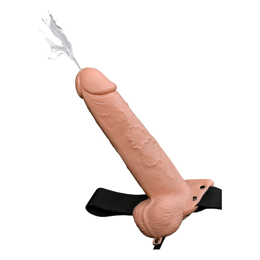 Fetish Fantasy Strap-on Geschirr mit Squirting Dildo – 22,9 cm