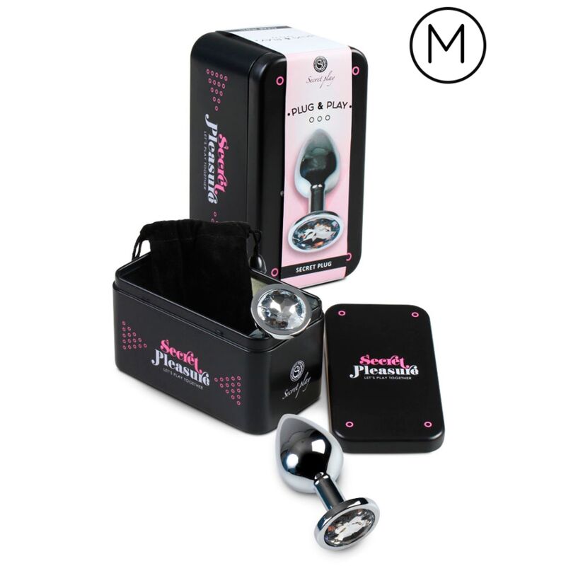 Secretplay Toys Analplug aus Transparentem Aluminium, ...